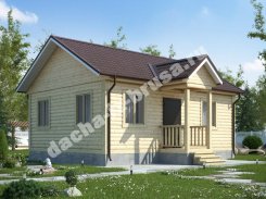 Дом из профилированного бруса 6х8