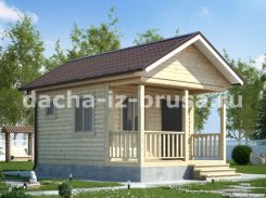 Каркасная баня 6х4