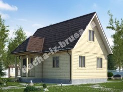 Дом из профилированного бруса  9х10
