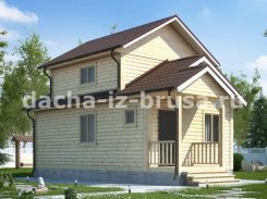 Каркасная баня 5х8