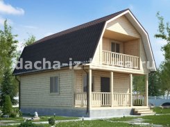 Каркасная баня 6х8 метров