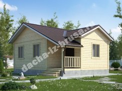 Дом из профилированного бруса 8х6