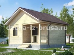 Каркасная баня 6 на 6 м
