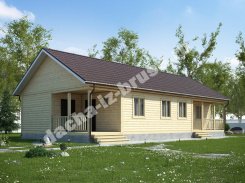 Дом из профилированного бруса 8х15,5