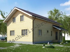 Дом из профилированного бруса 8х11,5