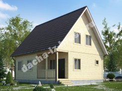 Дом из профилированного бруса 7,5х9