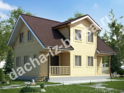 Дом из профилированного бруса 7,5х10