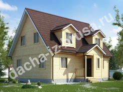 Дом из профилированного бруса 8х10