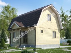 Дом из профилированного бруса 6х8